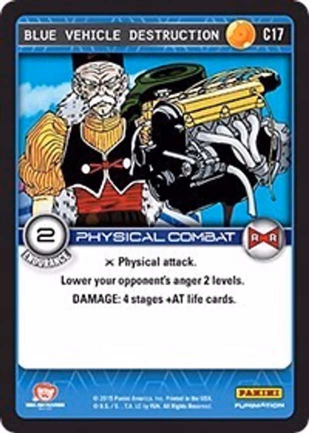 Blue Vehicle Destruction - Common (C17)