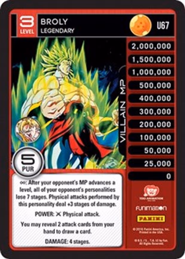 Broly - Legendary - Uncommon (U67)