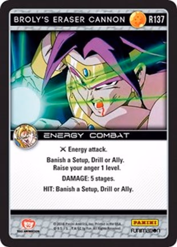 Broly's Eraser Cannon - Rare (R137)