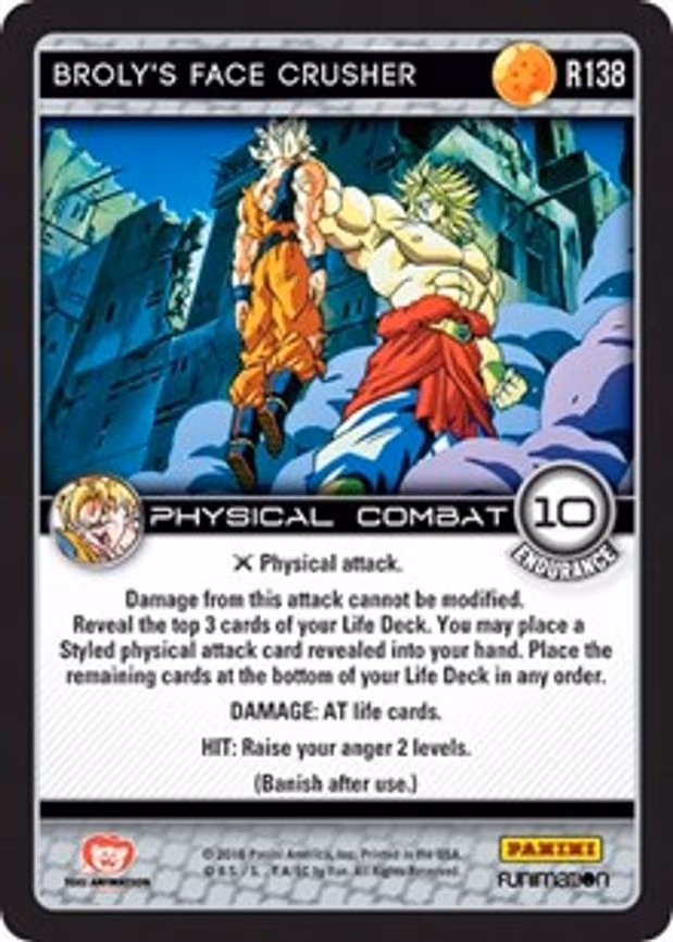 Broly's Face Crusher - Rare (R138)