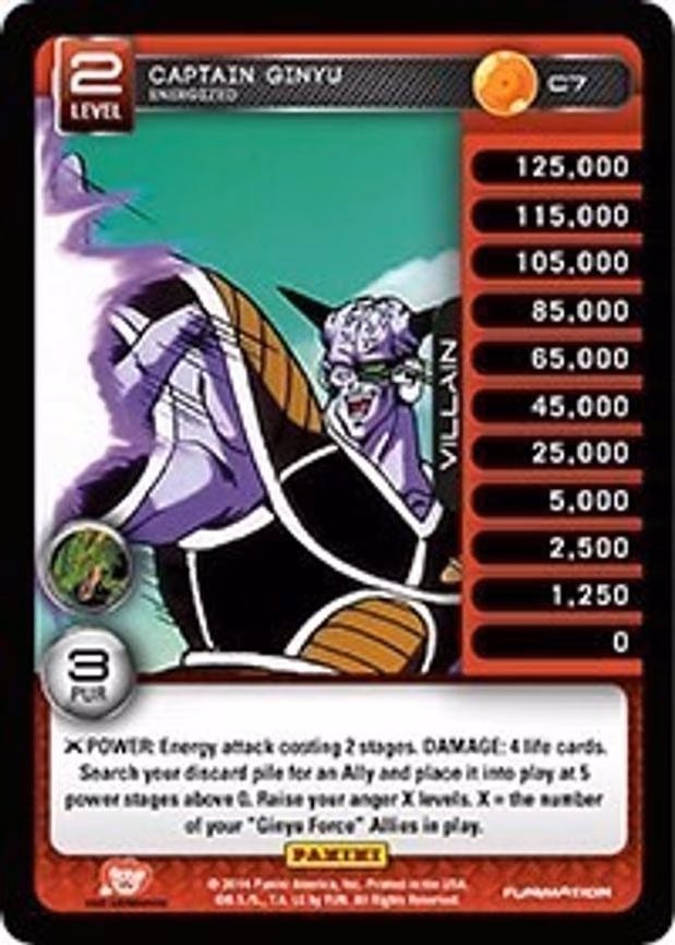 Captain Ginyu - Energized - Common (C7)