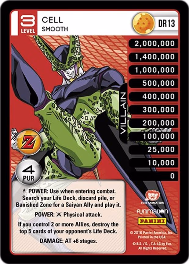 Cell - Smooth - Dragon Rare (DR13)