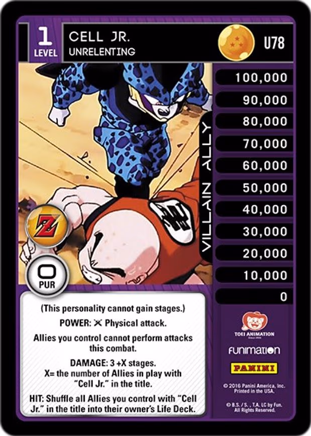 Cell Jr. - Unrelenting - Uncommon (U78)