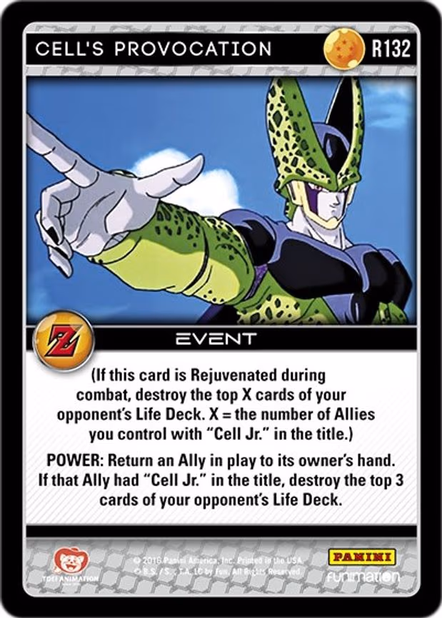 Cell's Provocation - Rare (R132)
