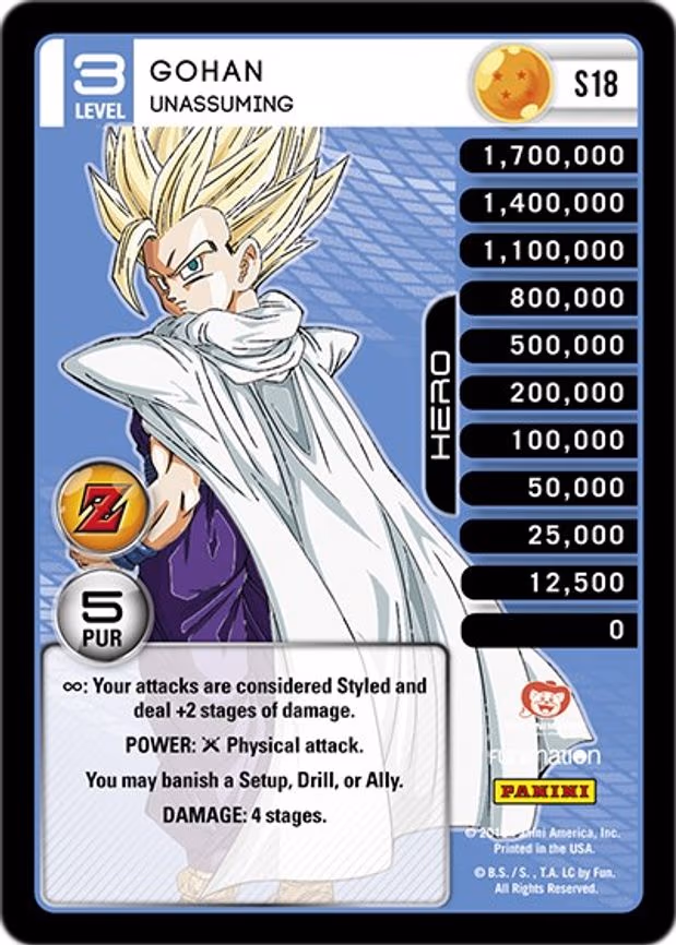 Gohan - Unassuming - Starter (S18)
