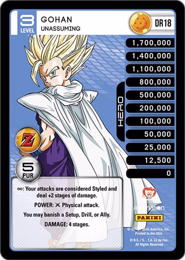 Gohan - Unassuming - Dragon Rare (DR18)