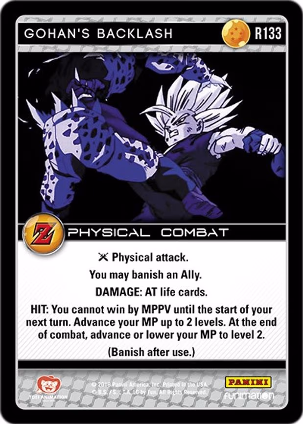 Gohan's Backlash - Rare (R133)