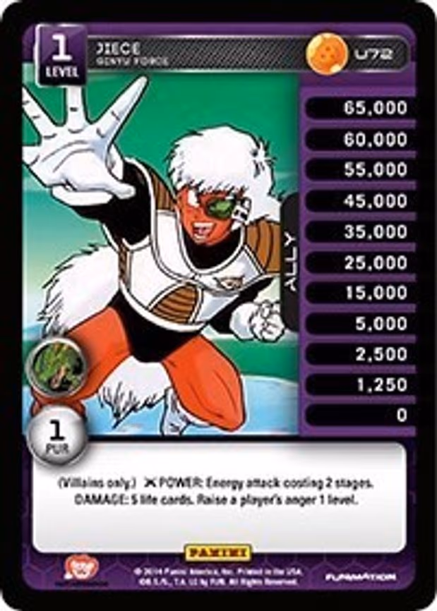 Jiece - Ginyu Force - Uncommon (U72)