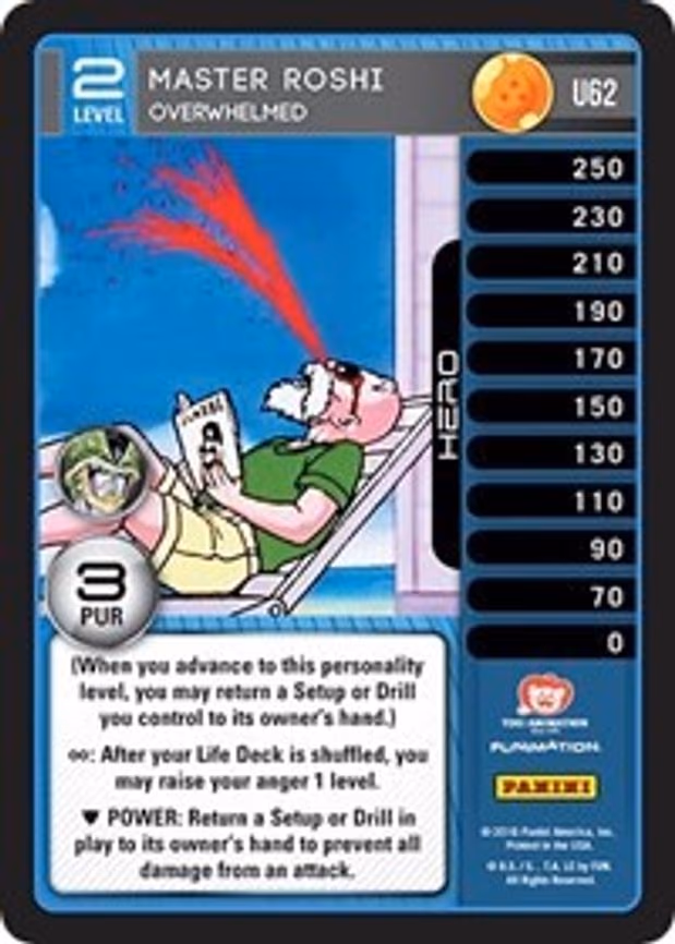 Master Roshi - Overwhelmed - Uncommon (U62)