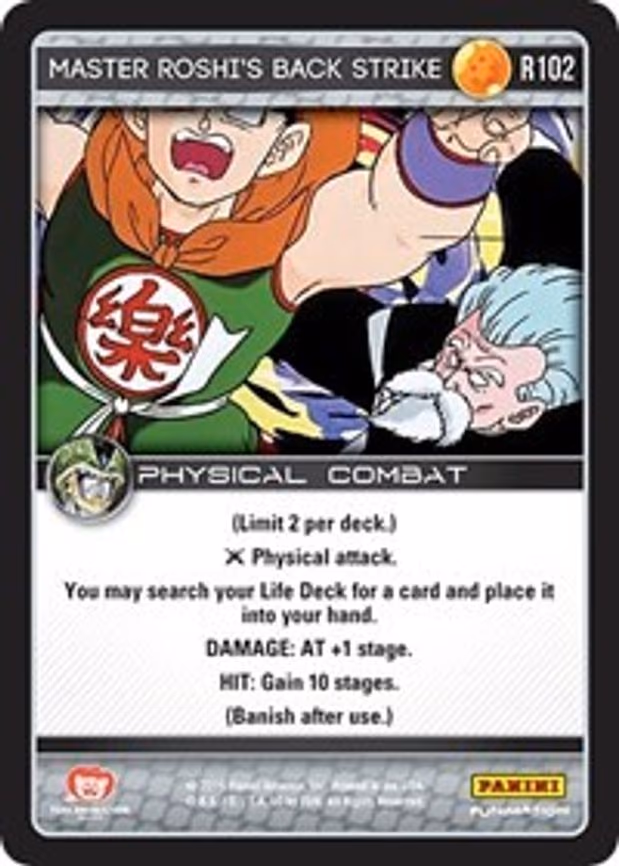 Master Roshi's Back Strike - Rare (R102)