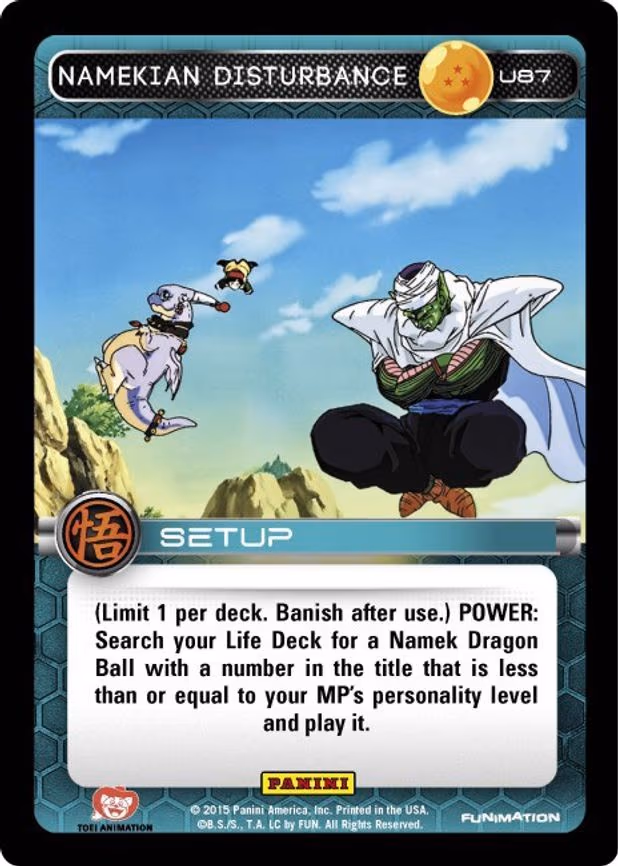 Namekian Disturbance - Uncommon (U87)