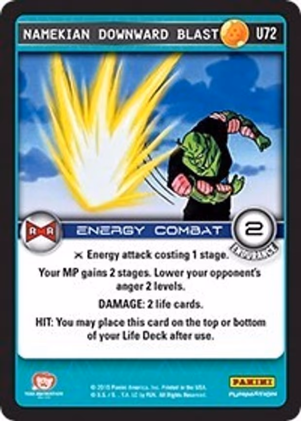 Namekian Downward Blast - Uncommon (U72)