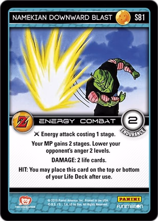 Namekian Downward Blast - Starter (S81)