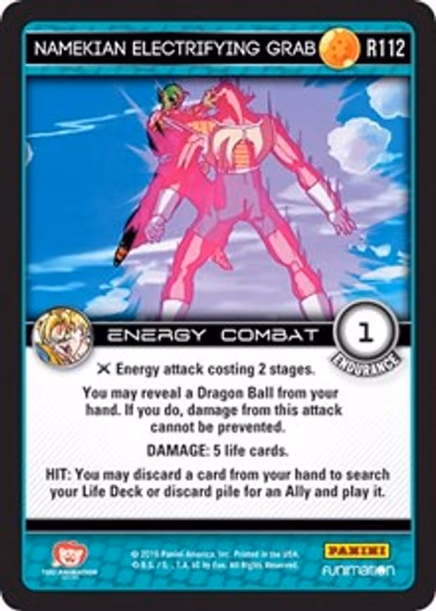 Namekian Electrifying Grab - Rare (R112)