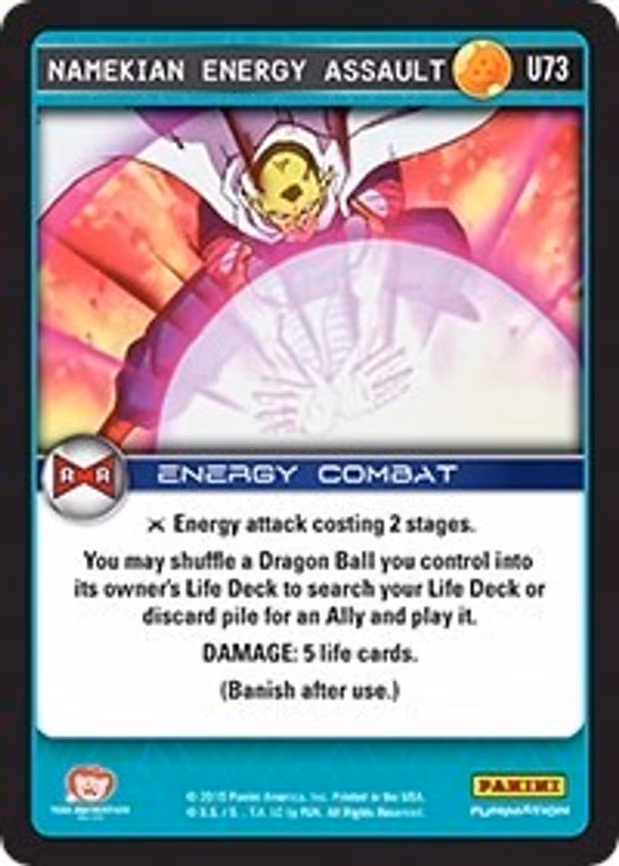 Namekian Energy Assault - Uncommon (U73)