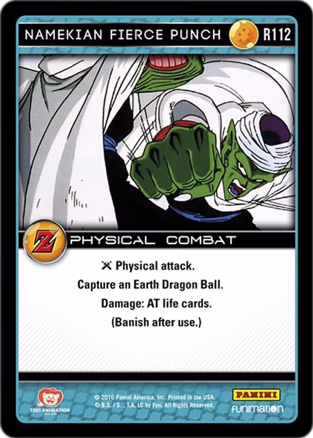 Namekian Fierce Punch - Rare (R112)