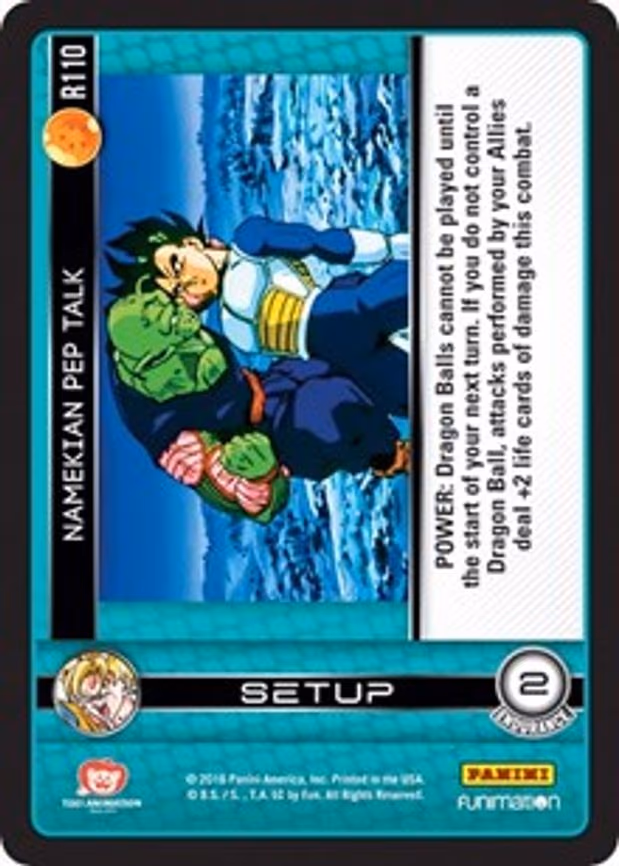 Namekian Pep Talk - Rare (R110)