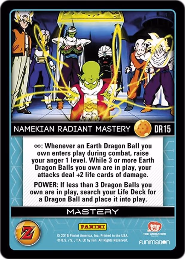 Namekian Radiant Mastery - Dragon Rare (DR15)