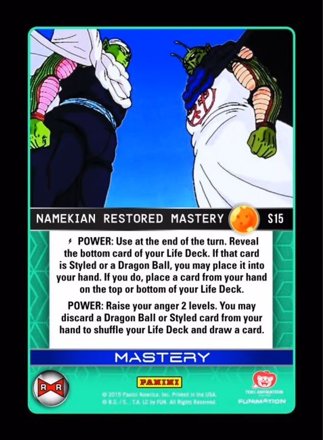 Namekian Restored Mastery - Starter (S15)