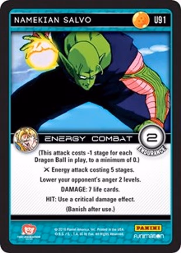 Namekian Salvo - Uncommon (U91)