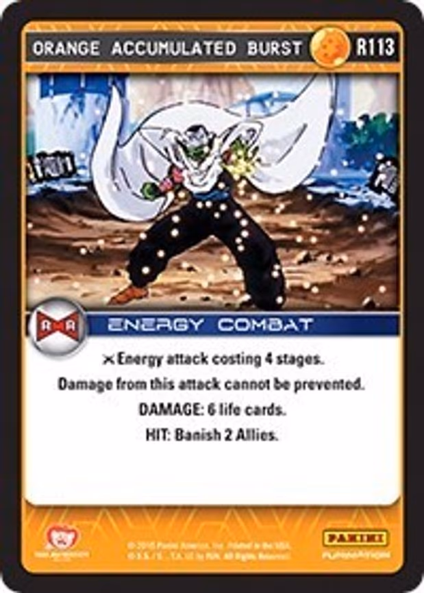 Orange Accumulated Burst - Rare (R113)