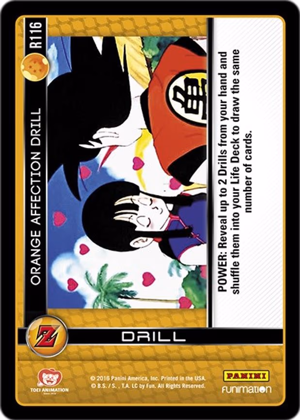 Orange Affection Drill - Rare (R116)