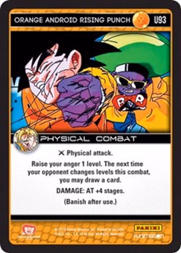 Orange Android Rising Punch - Uncommon (U93)
