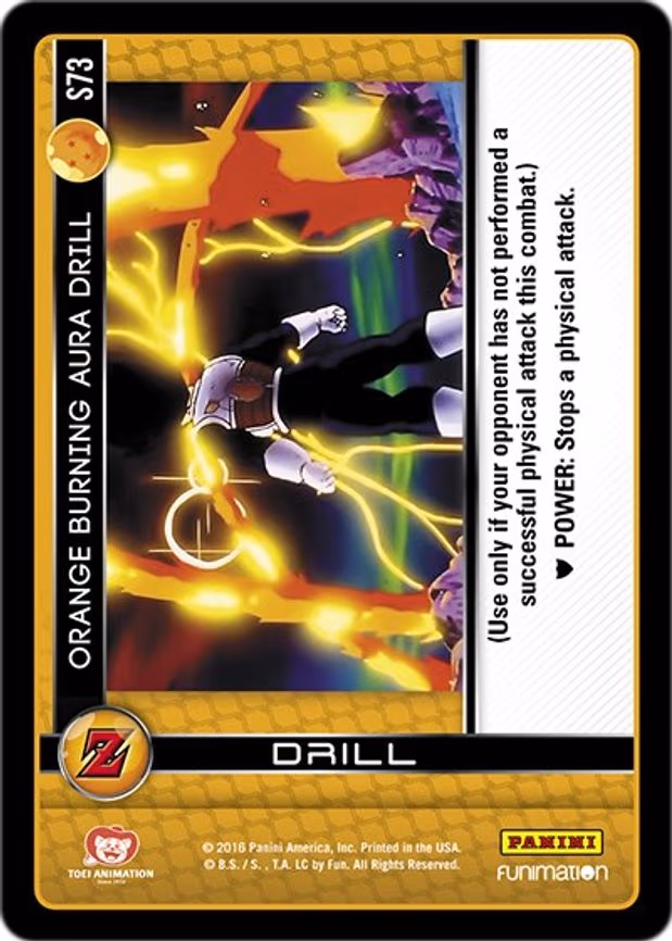 Orange Burning Aura Drill - Starter (S73)