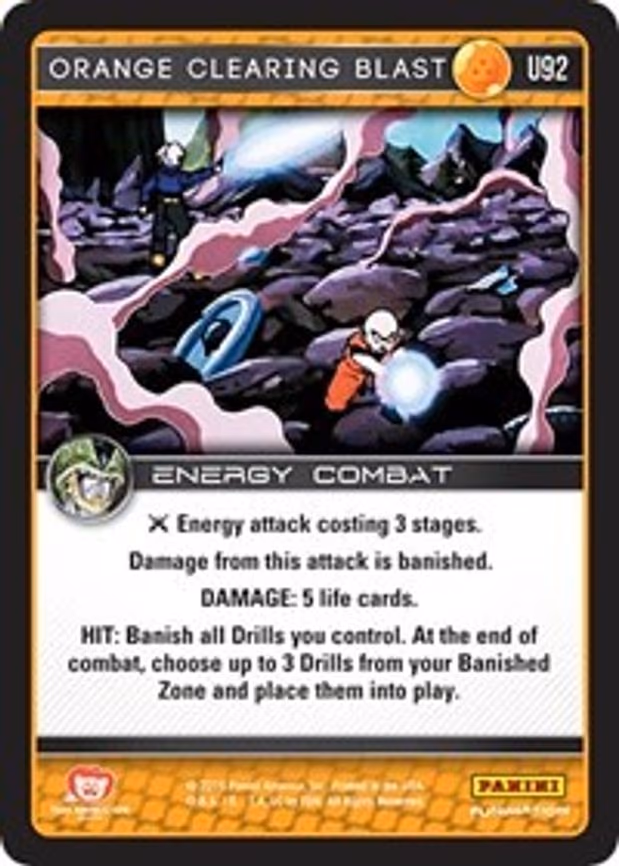 Orange Clearing Blast - Uncommon (U92)
