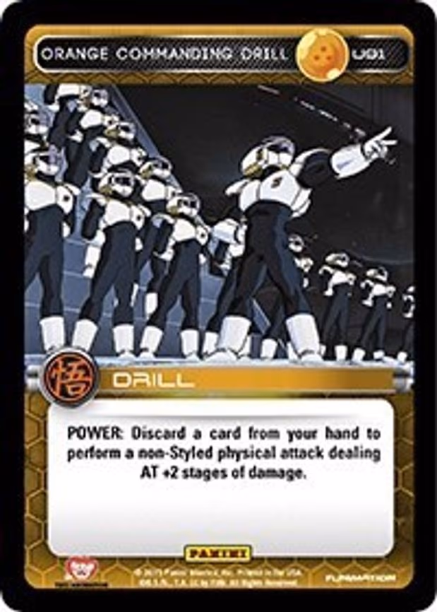 Orange Commanding Drill - Uncommon (U91)