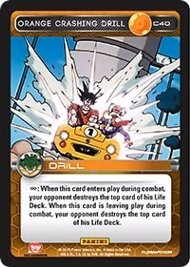 Orange Crashing Drill - Common (C40)