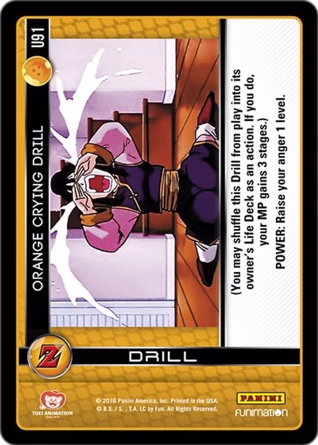 Orange Crying Drill - Uncommon (U91)