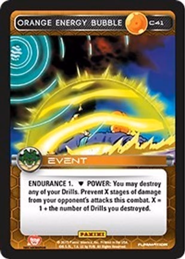 Orange Energy Bubble - Common (C41)