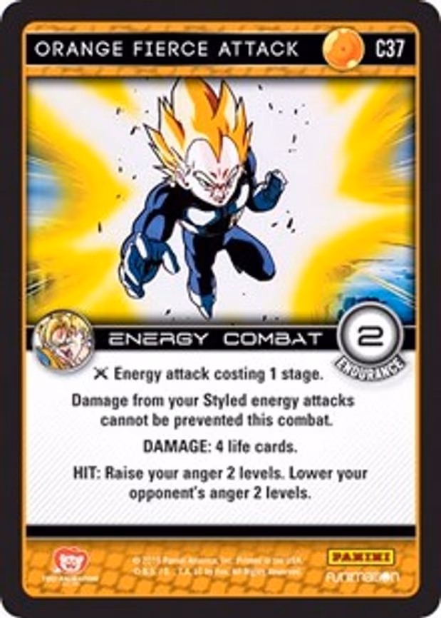 Orange Fierce Attack - Common (C37)