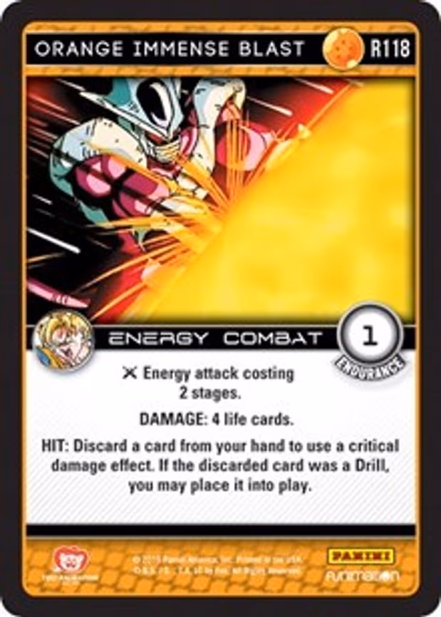 Orange Immense Blast - Rare (R118)