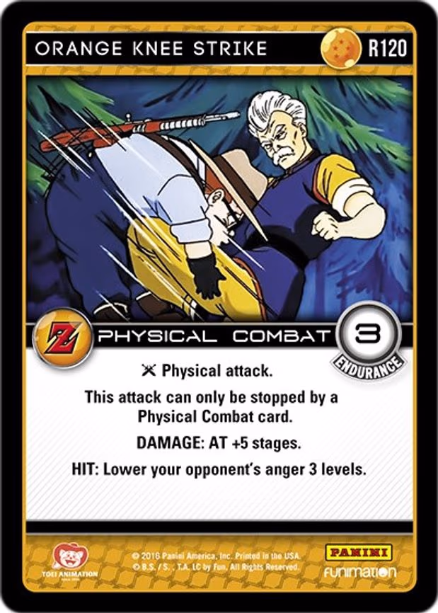 Orange Knee Strike - Rare (R120)