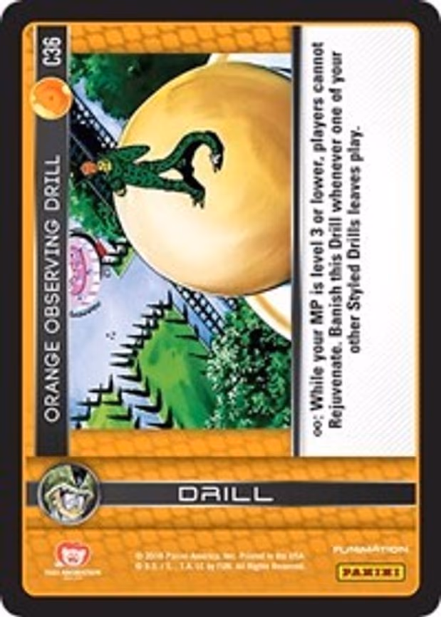 Orange Observing Drill - Common (C36)