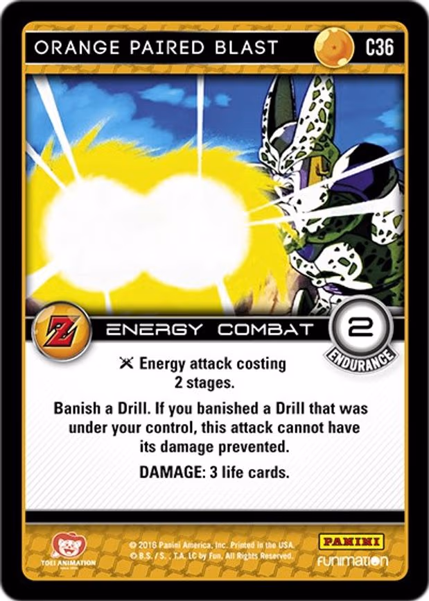 Orange Paired Blast - Common (C36)