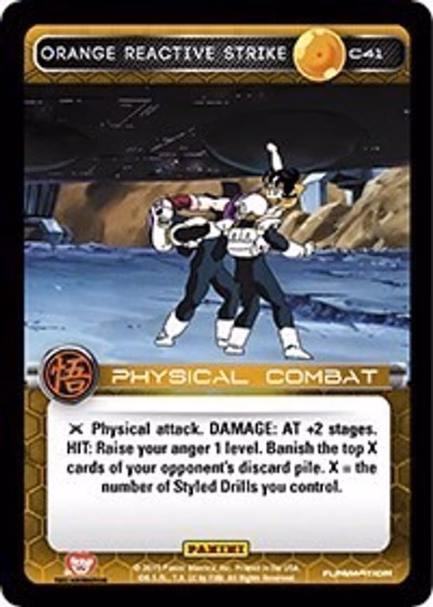 Orange Reactive Strike - Common (C41)