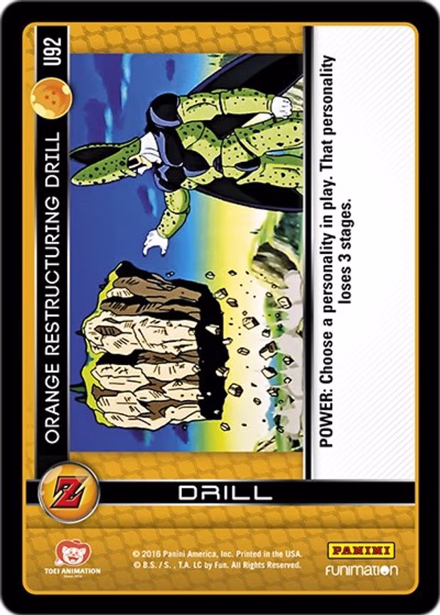 Orange Restructuring Drill - Uncommon (U92)