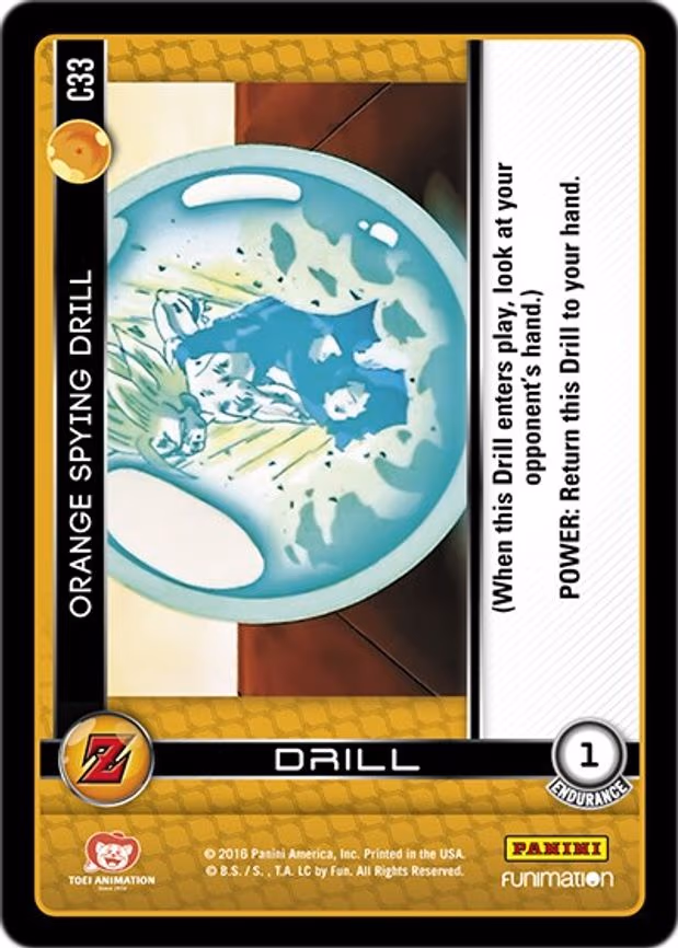 Orange Spying Drill - Common (C33)