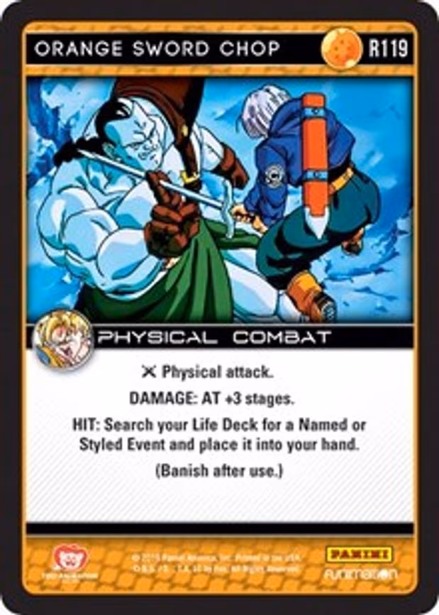 Orange Sword Chop - Rare (R119)