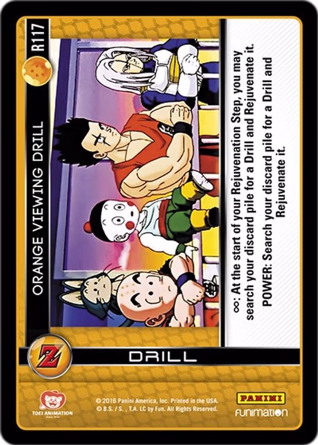Orange Viewing Drill - Rare (R117)