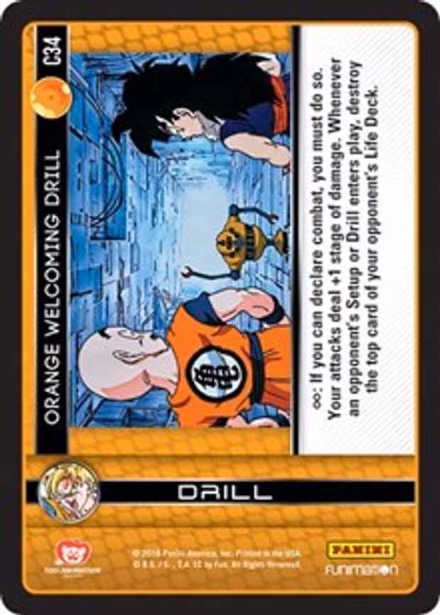 Orange Welcoming Drill - Common (C34)