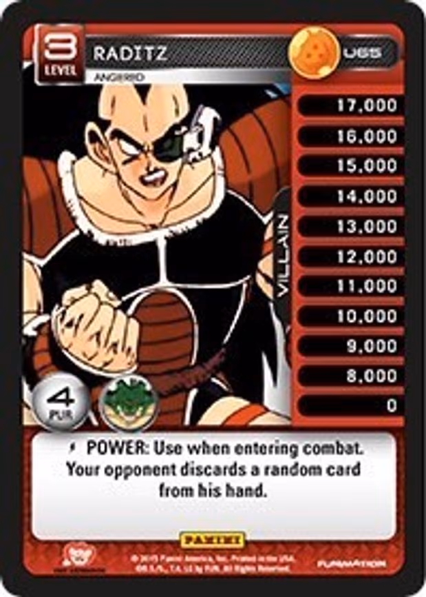 Raditz - Angered - Uncommon (U65)