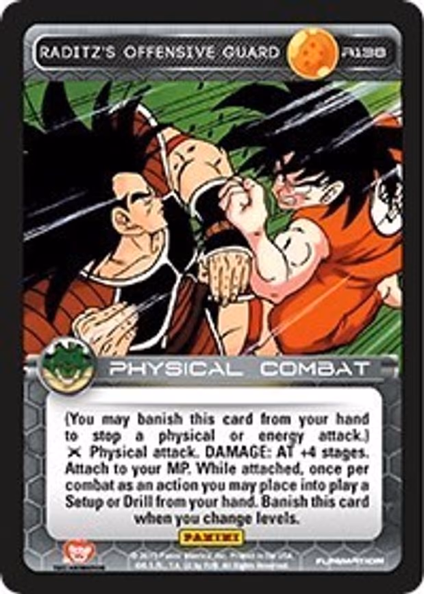 Raditz's Offensive Guard - Rare (R138)