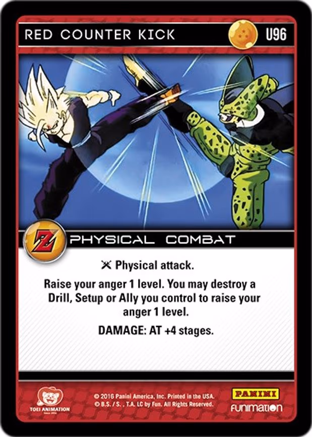 Red Counter Kick - Uncommon (U96)