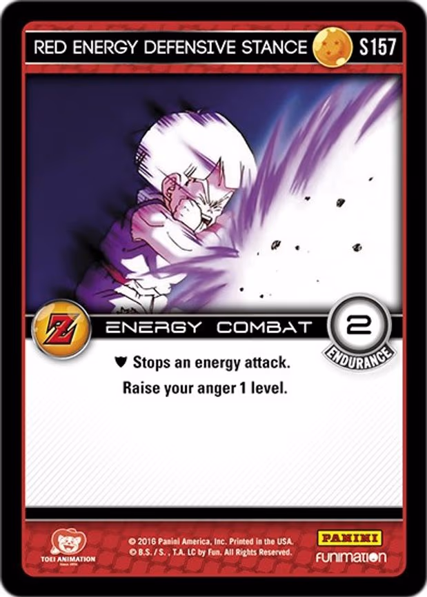 Red Energy Defensive Stance - Starter (S157)