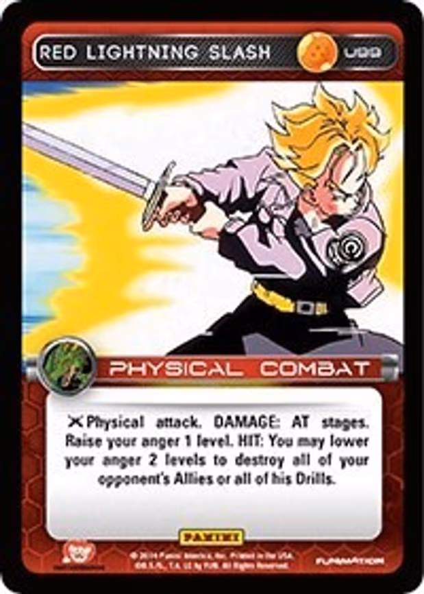 Red Lightning Slash - Uncommon (U99)
