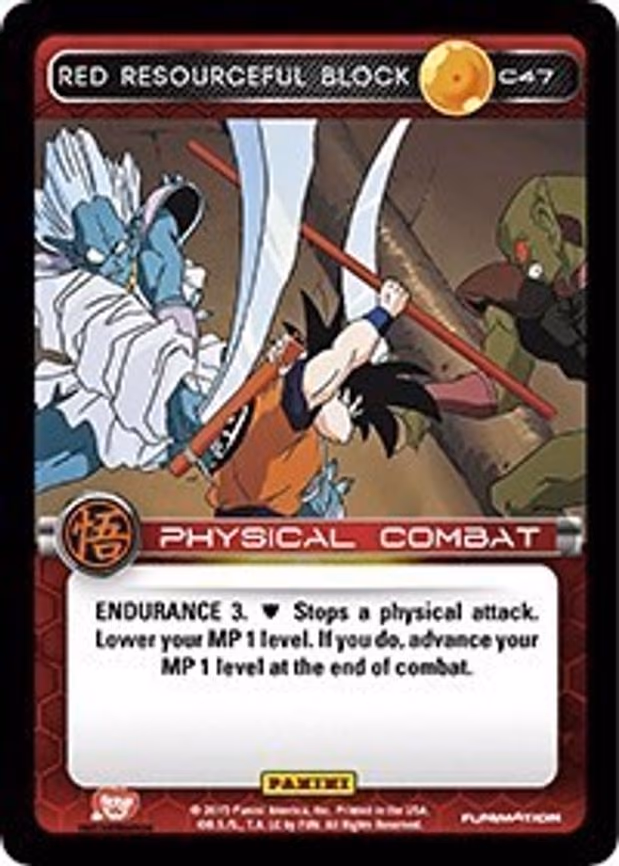 Red Resourceful Block - Common (C47)